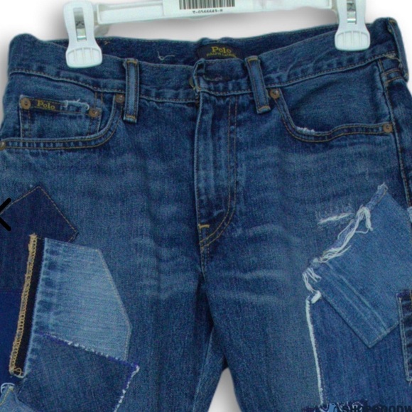 Polo Ralph Lauren Avery Boyfriend Blue
Patchwork Distressed Jeans Women's sz 26 - Picture 7 of 12